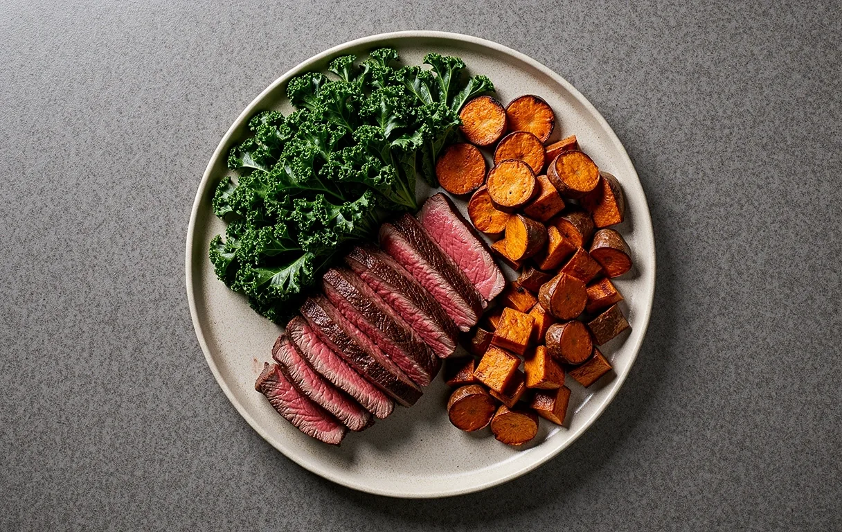 Architectural view of a balanced meal